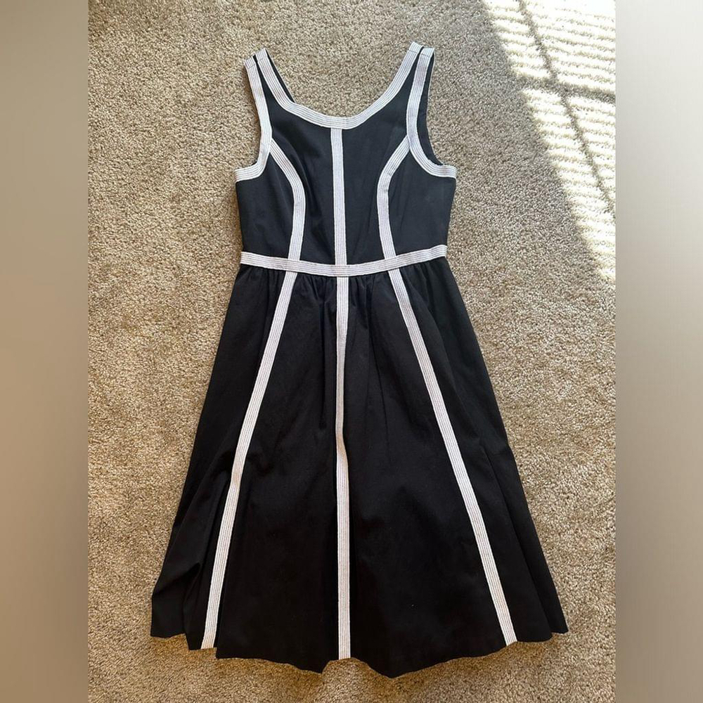 Tracy Reese Black and White Midi Tank Dress Size 6 NWT